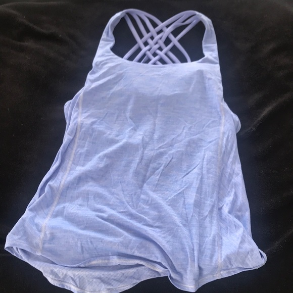 lululemon athletica Tops - Adorable Lululemon light blue workout tank top